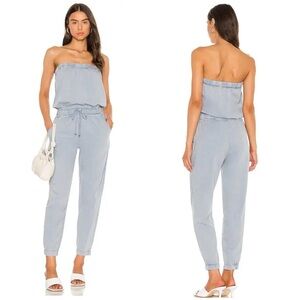 Young Fabulous & Broke Reeve Jumpsuit In Blue Stone Size S
